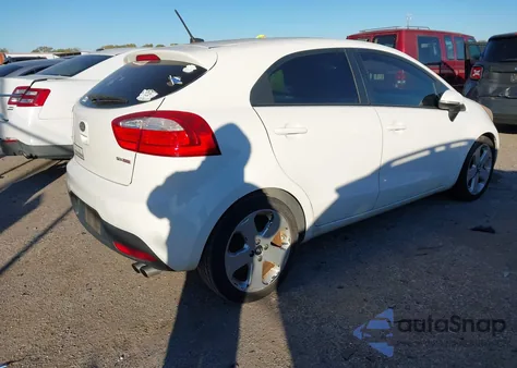 2012 Kia Rio5 Sx из США, поврежденный, VIN KNADN5A32C6016384